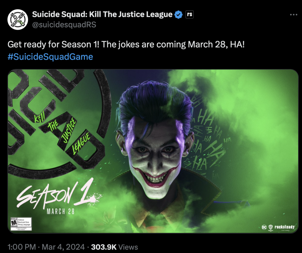 Suicide Squad: Kill the Justice League's First Season Launches March 28 3453